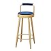 QHW Mesas de Bar Taburetes de Bar Taburetes de Barra de Cocina Sillas de Bar con Patas de Metal y reposapiés Chapado en Oro, Taburetes Altos para Islas de Cocina