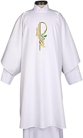 Eucharistic Dalmatic White, 48' long
