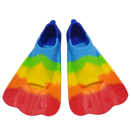 Palmes de natation confortables et courtes en silicone souple taille XS