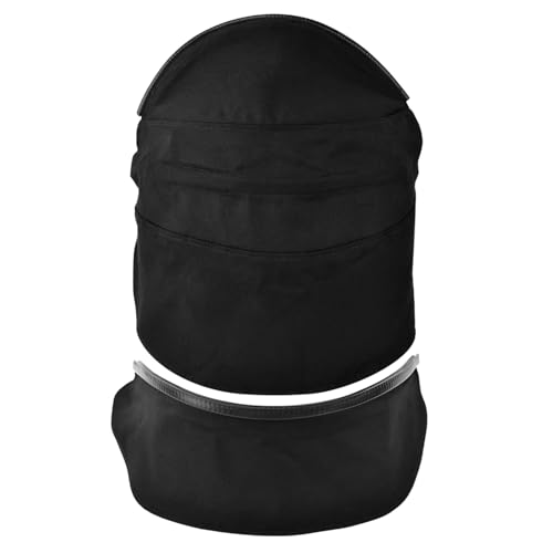 Welding Helmet Cover,2Pcs Welding Helmet Cover and Helmet Bib Set, Full Protection Welding Hood Welding Accessories with Press Fit Seal Fits Most Welding Helmets - Image 3
