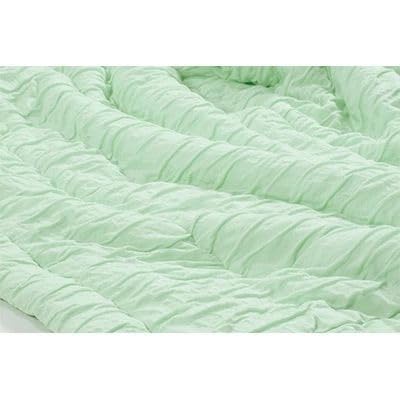 ふわふわもちもち とろけるような心地よさ オールシーズン マシュマロフトン マスカットグリーン 1枚 シングル 150×200cm [0015] 吸湿速乾 テンセル 布団 敬老の日 父の日 母の日 プレゼント ギフト 誕生日 クリスマス 新生活 洗濯可