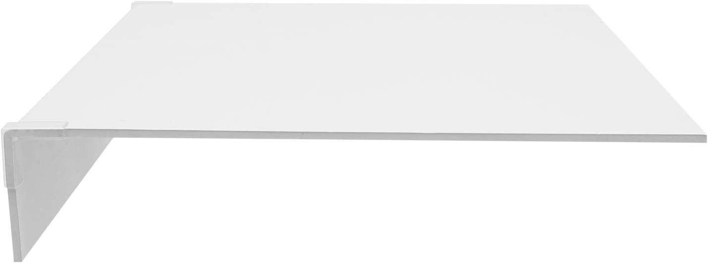 5 Pcs Wire Shelf Covers, 24 x 16 Inch Foamed PVC Wire Rack Covers for Living Rooms, Garages, Storage Rooms, Closets, Shelves (White)