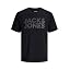 Black Fit:slim/Large Print/Black