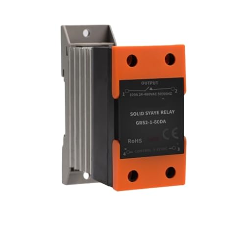 Relais à semi-conducteurs monophasé GSR2-25DA 40DA avec radiateur