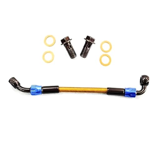 Tuyau de frein moto 1600mm câble huile hydraulique tressé
