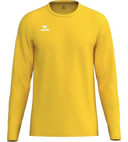 T-shirt fonctionnel intro manches longues Erima homme jaune taille L pour affronter le frais