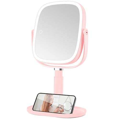 Espejo de maquillaje de aumento 10X recargable para corregir imperfecciones con precisión 2