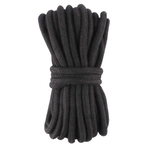Cordes en Coton épaisses pour la détente, adaptées au Corps, 10 mètres. (Noir)