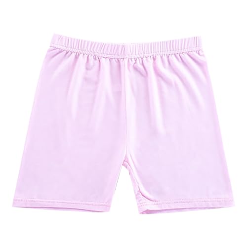 Teens Girls' Biker Shorts for Under Dresses Kid Basic Cotton Athletic Cartwheel Shorts Boy Short Leggings Dance