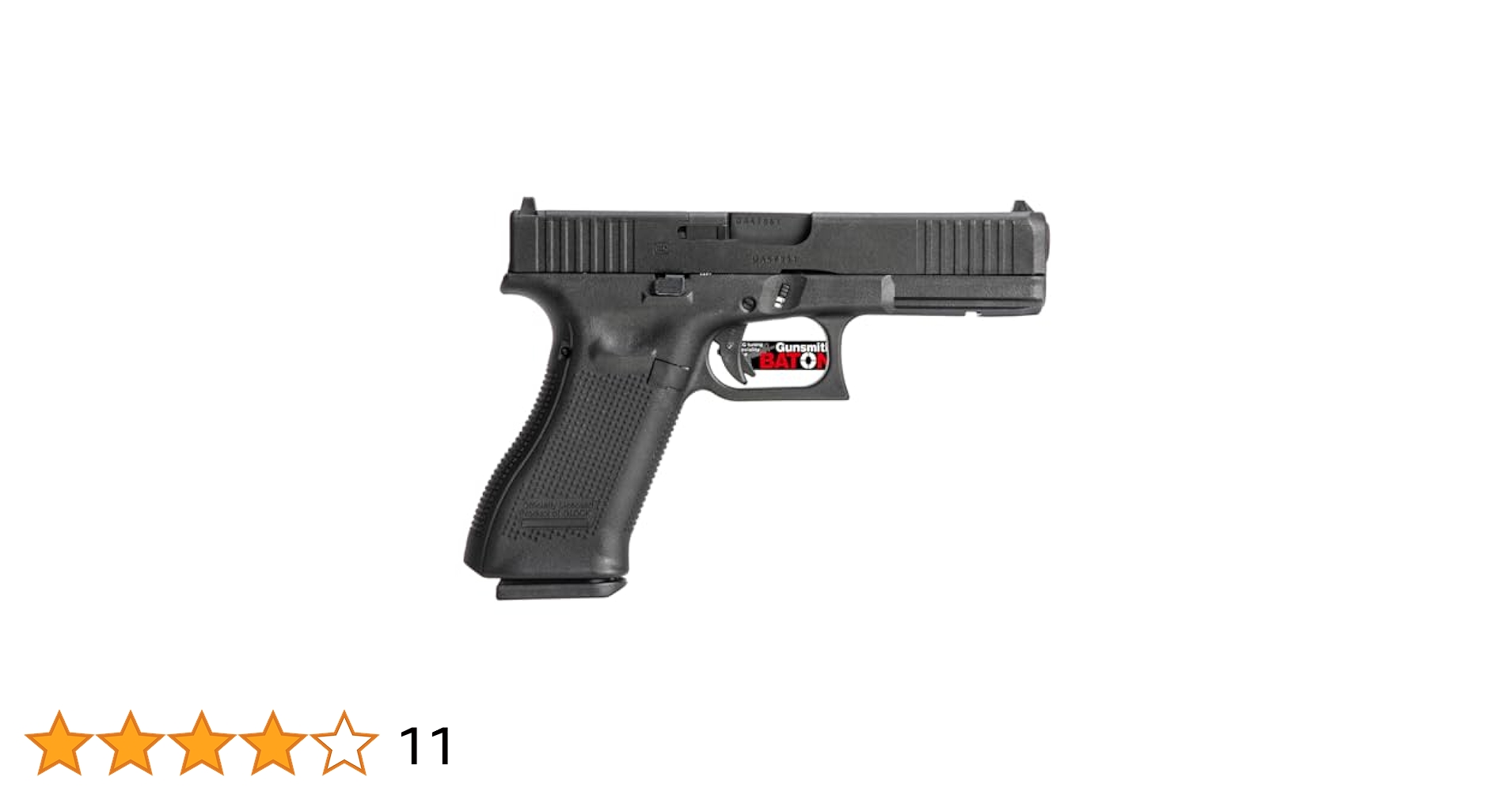 グロック17 gen5  BATON Gunsmith BATON / GLOCK G17 Gen5 MOS CO2GBB 【JASG認定】