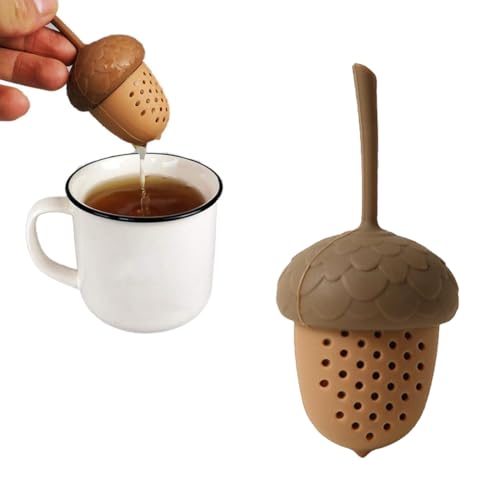 XPEX 2 pezzi Caffettiera a forma di pigna macchina per il tè in silicone infusore per tisane infusore tè filtro per te sfuso per tè filtro sciolto Steeper