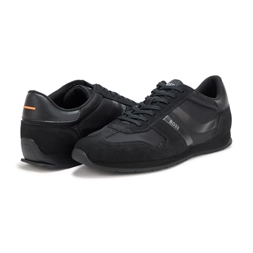 Image of BOSS Mens Levon Lace Up Low Profile Sneakers | Casual Shoes