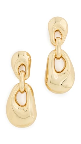 Madewell Women's Double Sculpted Drop Earrings, Antique Gold, One Size