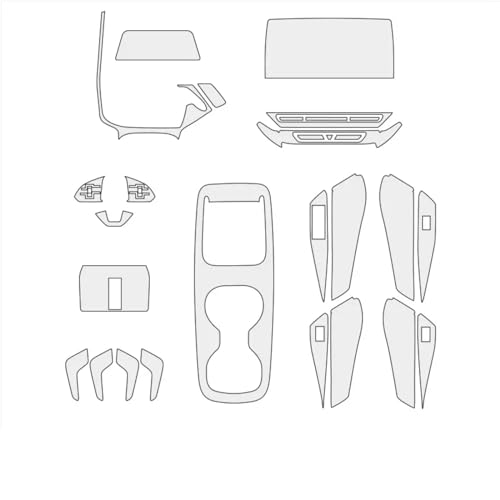 Film transparent TPU pour VW ID 3 fini les rayures sur console et navigation