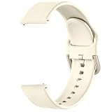 Sundara silicone morbido 18mm Cinturino sportivo sostitutivo compatibile con Garmin Vivoactive 4S/Garmin Vivomove 3S/Venu 3S/Venu 2S/Forerunner 255s/255s Music/265s unisex