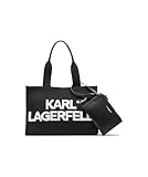 KARL LAGERFELD Paris Women's Tote, Black, One Size