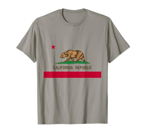 Bandera del estado de California de la República de California Camiseta