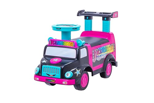 WADDLE Toddler Ride On Toy - Push Car, Interactive Musical Toys for Toddlers 1-3 with Microphone, Keyboard & Drumsticks, Toddler Activities, Foot to Floor, Durable Baby Car, Easy Assembly, Baby Toy - Thumbnail 6