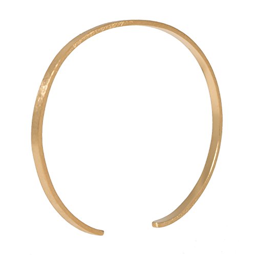 Pernille Corydon Armreif Alliance Damen Gold - Schmaler Leichter Frauen Armreifen Echtschmuck 925er Silber 18 Karat vergoldet hinten offen - B471g Cover