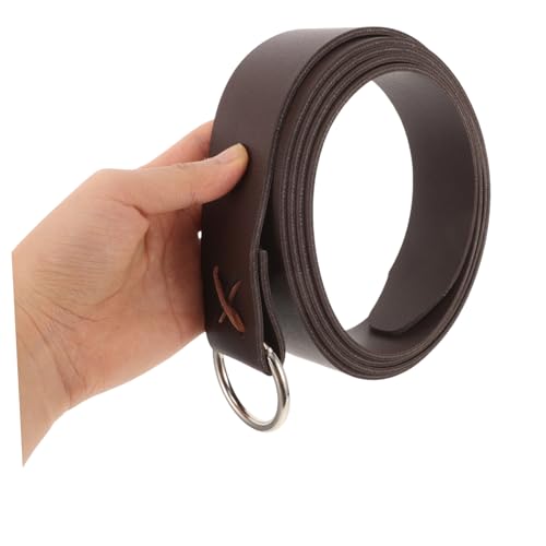FRCOLOR Medieval Viking Belt for Men and Women Handmade Pu for Renaissance Fairs and Halloween Cosplay Accessories3