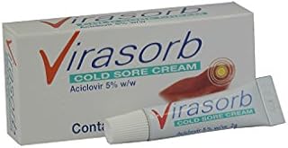 2 x Virasorb 2g 5% Cold Sore cream (2 Packs)