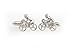 MRCUFF Bicycle Bike Rider Cycling Cyclists Cufflinks Pair with Presentation Gift Box and Polishing Cloth