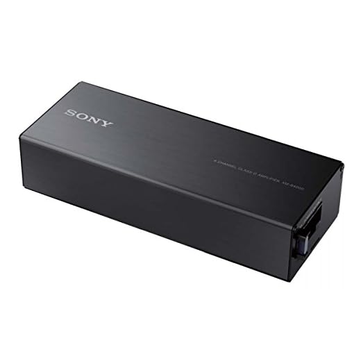 Sony XMS400D 4 Channel Micro Amplifier (Black)