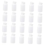 HOLIDYOYO 20pcs Portable Pill Durable Capsule Holder with Unique Design for and Organization of for Travel and Home Use