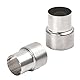 volumoon Reduzierung Ofenrohr 60 mm auf 50 mm, Schornstein Edelstahl ReduzierstüCk Reduktion Kaminrohr, Liner-Reduzierstück/Rohrverbinder, zum Anschluss von Umwandlungsrohr, Kaminrohradapter.