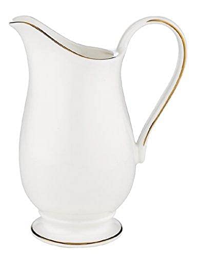 Lenox Continental Dining Gold Creamer, 1.70 Lb, White #TOP11