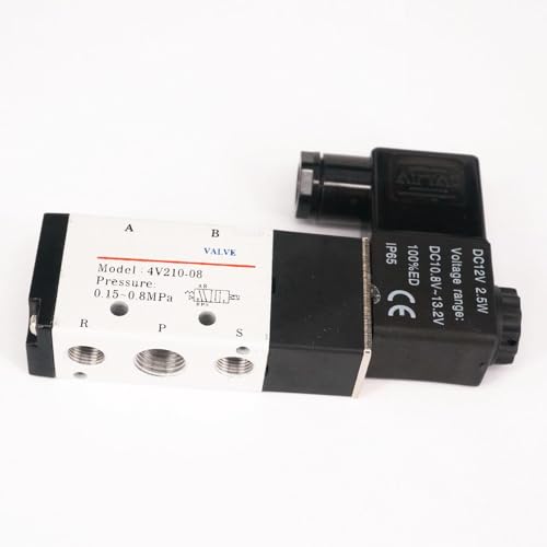 Válvula solenoide neumática 4V210-08 1/4 de 5 puertos 2 posiciones AC110V 2