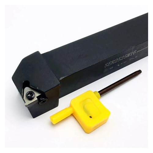Herramienta con mango para torneado y 10 insertos carburo miniatura 6