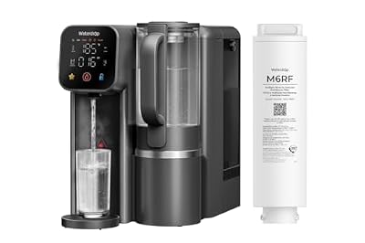 Waterdrop WD-M6H Instant Hot Reverse Osmosis System Countertop Water Filter with WD-M6RF Filter, Replacement for WD-M6H, 12-Month Lifetime