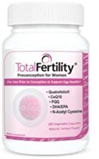 Total Fertility Womens Preconception Supplement – Creates Environment Conducive for Conceiving – Only 6 Vegetarian Capsules Per Day – All-in-One – Potent, Effective & Safe – Natural Lemon Flavour