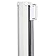 PawHut Hunde Türschutzgitter Treppenschutzgitter Treppenschutz Sicherheitstrennwand Trennwand Türschutz Treppenschutzgitter ausziehbar treppenschutzrollo Rollo Einrollbar PVC Grau 115 x 82,5 cm