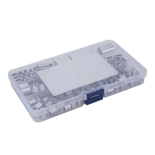 CNxinn10 Automative 245x Double Barrel Ferrule Crimping Loop Sleeve for Wire Rope and Cable Line End