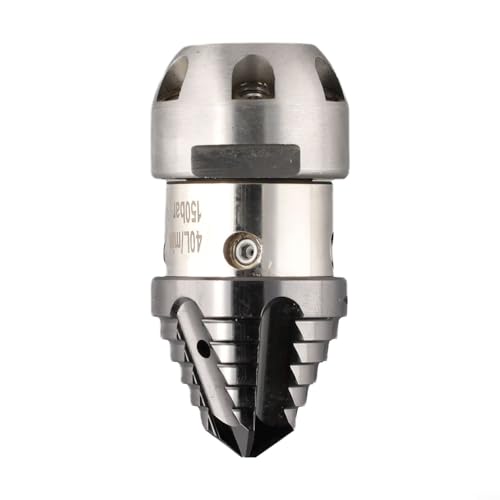 Boquilla eficiente de limpieza de alcantarillado de alta presión, caudal de 40 L a 70 L, para desatascar desagües y camiones de dragado, construida para durar (40 l/min, 150 kg)