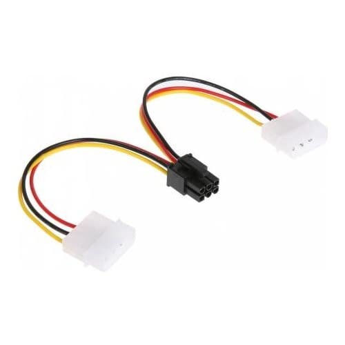 Platoon 6 Pin Power Kablo 6 Pin to 2 Molex PCIE Ekran Kartı Güç 6pin