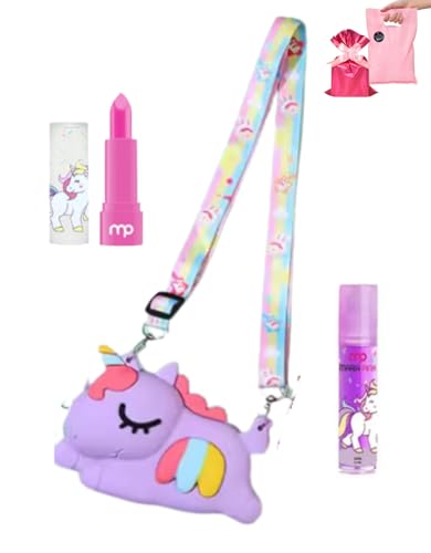 Conjunto Maquiagem E Bolsa Infantil Ganha Kit Presente