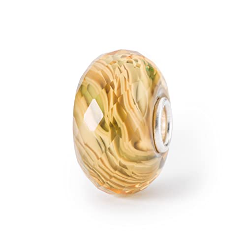 Abalorio Trollbeads Brillante puesta de sol de vidrio en talla única para joyas