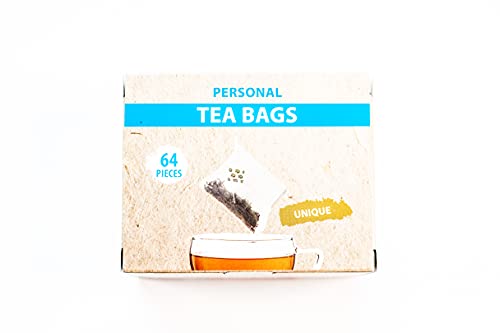 Personal Tea Bags - 64 Pieces - Premium Quality by Petali Tea Tools Cover