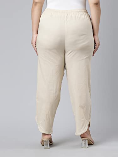 Image of GO COLORS Women Mid Rise Cotton Dhoti Pant