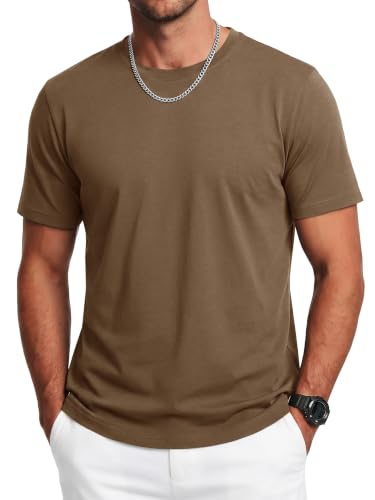 Image of Cavva Men's T-Shirts Summer Cotton Short Sleeve Moisture Wicking Tshirt