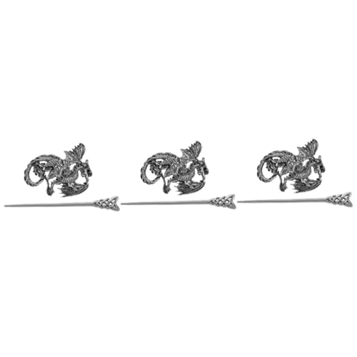 Accessoires cheveux vintage en métal doré pour chignon de caractère