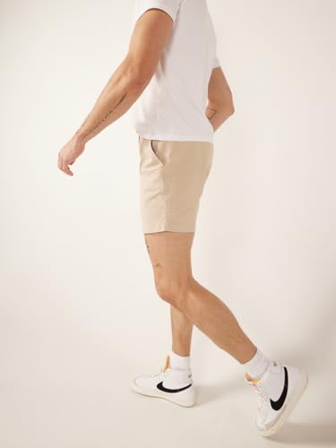 Image of Chubbies Chino Shorts Men 5.5 Inch - Mens Shorts Casual with Elastic Waistband, Side and Back Pockets, Stretch Cotton Blend