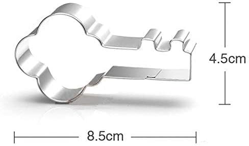 Miniatura 6 de Juego de cortador de galletas de 3 piezas para llaves de puerta, acero inoxidable