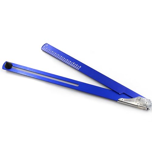 Image of Sliding Sag Scale Tool Compatible for Dirt Bike Folding Sag Scale 2 Works on Mini and Full Size Motorcycles Extended length 27 3 /8 inch (720 mm) Folded length 15 3 /4 inch (400 mm)