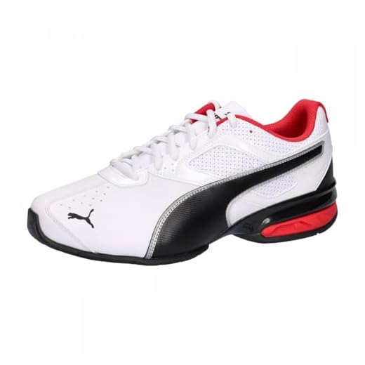 PUMA Herren Tazon 6 FM Laufschuhe, Weiß (White-Black Silver), 42 EU
