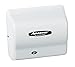 American DryerÂ® Advantage ADÂ® Automatic Hand Dryer, Adjustable Speed, Universal Voltage - Steel with White Epoxy Cover