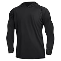 UV PROTECTION UPF 50+:The Men's UV Protection Hoodie features UPF 50+ fabric that effectively blocks harmful rays,protecting your skin from sunburn and premature aging.Whether you're hiking,vacationing at the beach,or just enjoying a day trip,this t-...